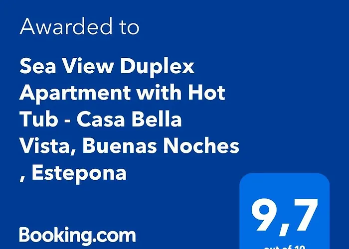 Appartamento Sea View Penthouse With Hot Tub - Casa Bella Vista, Buenas Noches , Estepona