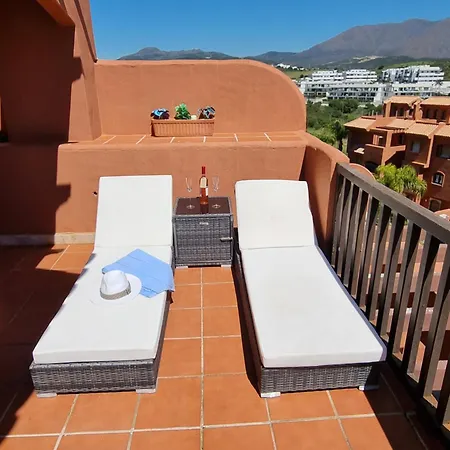 Sea View Penthouse With Hot Tub - Casa Bella Vista, Buenas Noches , Estepona