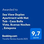 Apartament Sea View Penthouse With Hot Tub - Casa Bella Vista, Buenas Noches , Estepona